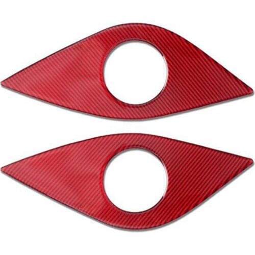 For Chevrolet Camaro -2020 Carbon Fiber Car Rear Door Audio Speaker Cover Trim Frame Sticker Accessories