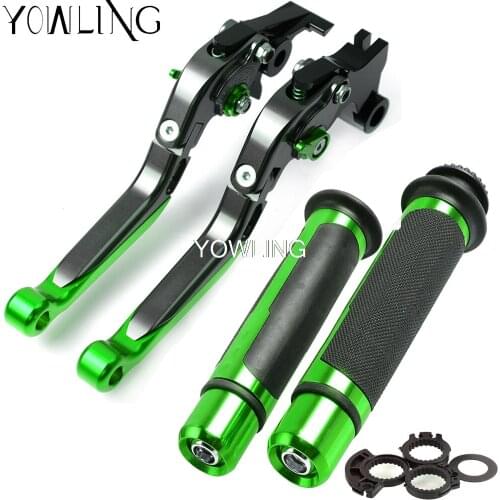 Adjustable Folding Brake Clutch Levers Handlebar Hand Grips Handle bar For Kawasaki Z800/E version Z800 2013 2014 2015 2016 2017