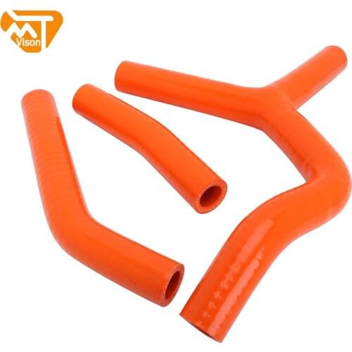Motorcycle Engine Silicone Radiator Coolant Hose For KTM SX/SXS 125 2003-2006 EXC/MXC 125 2003-2004 EXC 125 2004