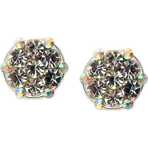 Wholesale 12pcs lot AB crystals metal floral hair salon twister spirals ornament accessory