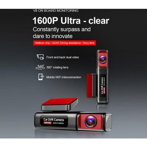Dash Cam 4k Video recorder 3" DVR Dashcam WIFI 1080P HD Video surveillance Rear view camera dash cam Video recorder car dvr