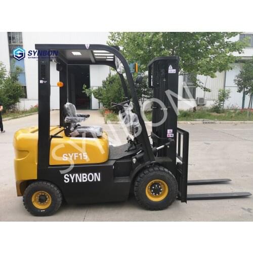 1.5T forklift diesel electric gas hydraulic forklift truck CE certification storage equipment Lifting transport machinery SYF15