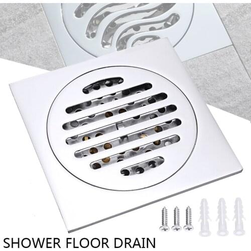High Quality Bathroom Accessories Anti-clogging Invisible Floor Drain For Kitchen Bathroom Balcony Floor Drain 100x100mm
