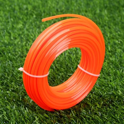 1PC Brushcutter Strimmer Trimmer Nylon Line Brush Cutter Garden Cord Wire String Grass Strimmer Line For Lawn Mower 3.0mm x 15m