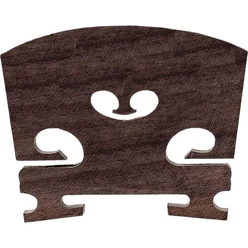 1pc A Grade 4/4 Size Violin Ebony Bridge Wood Durable String Accessory Parts