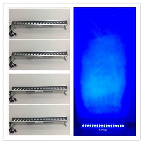 10PCS Waterproof Led Strip Bar 18*10W Dmx Wall Washer Light Outdoor Wash