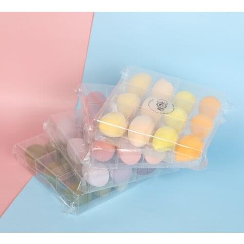 12Pcs Makeup Sponge Set Blender Makeup Tools Beauty Cosmetics Puff Face Foundation Blending for Liquid Cream and Powder New