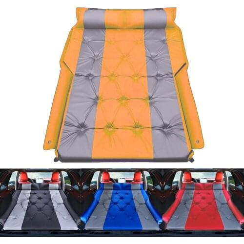 180*132*5cm Car Inflatable Car Air Mattress With Pump Travel RV Bed Pads 4Colors Entilate Outdoor Kids