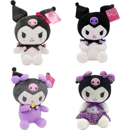 20Cm My Melody Cinnamorol Kitty Soft Stuffed Plush Dolls Cute Anime Kawali little devil Decorate Adult Kids Toys Girls Gift