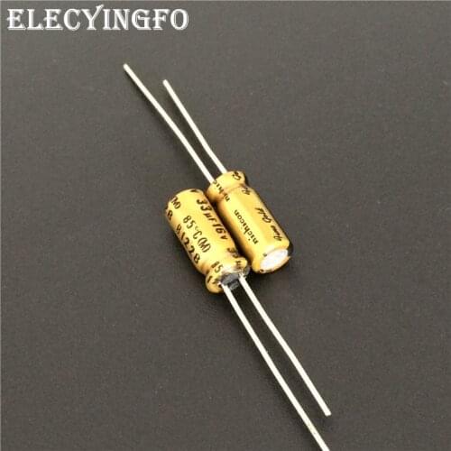 5pcs/50pcs 33uF 16V NICHICON FG(Fine Gold) 5x11mm 16V33uF Muse Top Grade Audio Capacitor
