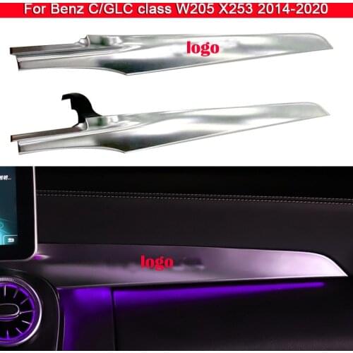 Car Co-pilot Neon Ambient Light For Mercedes-Benz C/GLC class W205 X253 2014-2020 3/12/64 Colors decorative Atmosphere LED light
