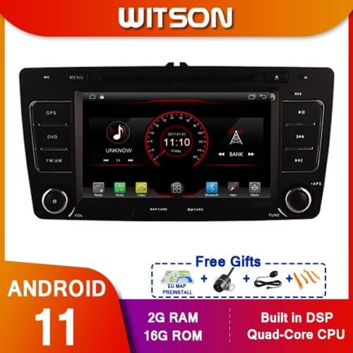WITSON DSP 2 Din Android 10 Car Radio GPS Navigation For Skoda Octavia 2004 2005 2006 2007 2008 2009 2010