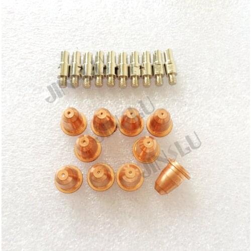 Free shipping Trafimet S45 Plasma cutting torch consumables parts Tip PD0116-08 & Electrode PR0110 20PCS