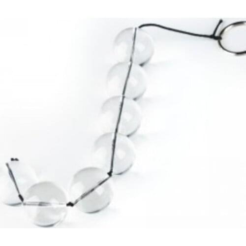 Large 7 beads Crystal glass anal plug pull beads butt plug, anal toys sex products adult sex toys for women men masturbation