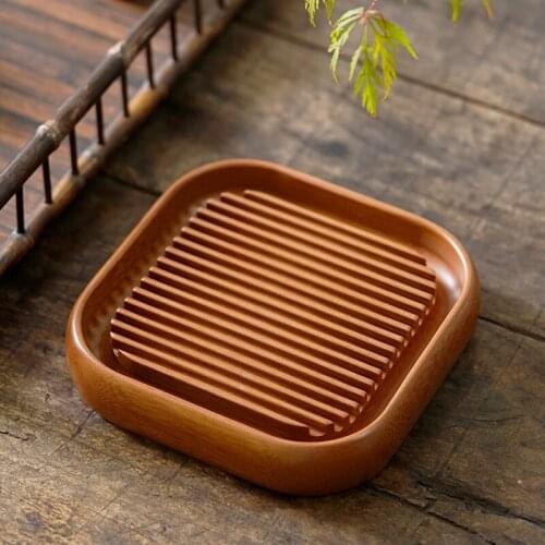 Tea tray dry brewing table set household storage and drainage small Kongfu tea table Square