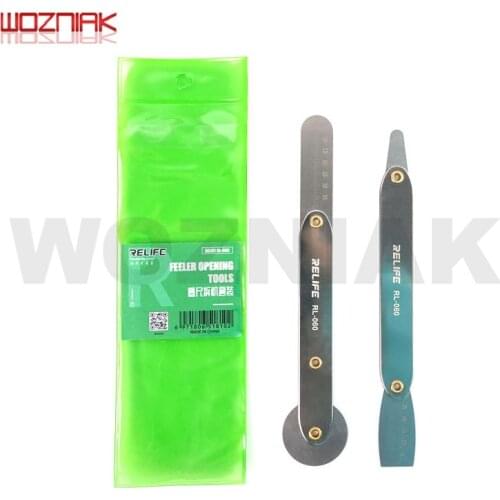 REIFE RL-060 Curved screen Mobile phone disassembly Steel sheet for samsung edge iphone Thin slice Open tools Prying CPU