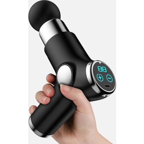 Mini Electric Fascia Guns USB Rechargeable Muscle Massager Fitness Back Neck Deep Tissue Body Relaxation Pain Relief Device