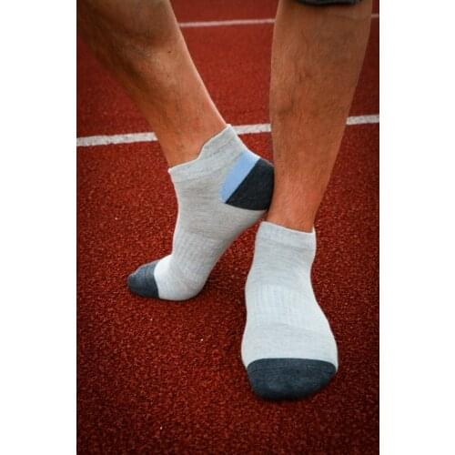 Cotton Men Sport Ankle Socks Spring Autumn Fashion Basketball Solid Duck Tongue Short Chaussettes