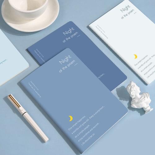 Small Fresh and Simple Notebook B5 Soft Surface Copy Car Line Book Student Workbook Notebooks and Journals