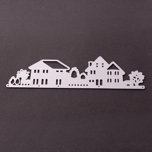 Metal house die cutting dies for Scrapbooking/DIY Easter wedding Halloween Easter card