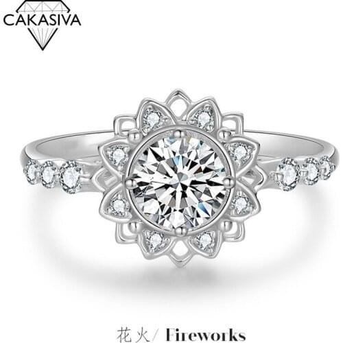 Fashion Luxury 925 Sterling Silver Zircon Ring Engagement Wedding Gift Jewelry Ring Wholesale