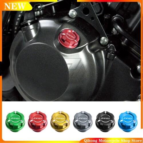 Motorcycle CNC Engine Oil Cap Bolt Screw filler cover Accessories Case For Honda NT650V DEAUVILLE 1998-2005