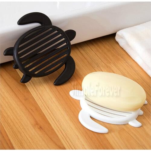 NEW Turtle Soap Holder Bathroom Toilet Shower Laundry Soap Stand Sponge Wire Brush Pool Drainboard Tray Bathroom Accessories