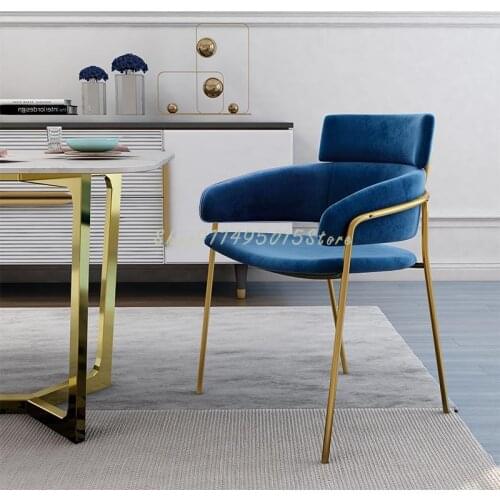 Nordic Dining Chair Simple Home Leisure Desk Chair Light Luxury Dressing Table Back Chair Ins Wind Makeup Chair