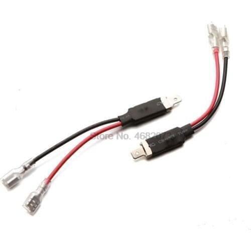 By DHL 500pcs H1 Wire LED Replacement Bulb Single Diode Converter Wiring Connecting Lines for Headlights Bulb Cables Accessories