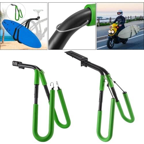 Motorcycle Bicycle Surfboard Rack to Seat Posts Wakeboard Bike Scooter Moped Surfing Board Carrier Mount Holder Bracket