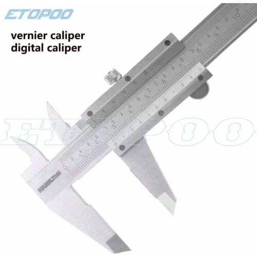 70mm 100mm 150mm 200mm 300mm Vernier Caliper Steel Caliper Gauge Micrometer Pie De Rey Paquimetro Plastic Digital Caliper Ruler