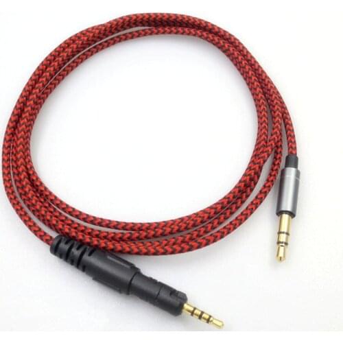 Replacement Audio Cable Wire for Audio-technic ATH-M50x M40x M70x M60x Nylon Woven Headphones cable Headset Accessories