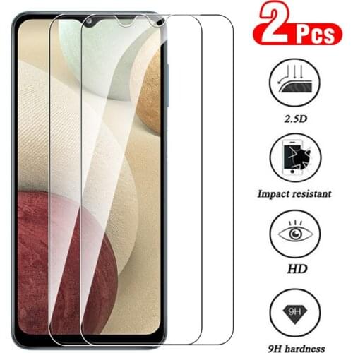 2Pcs glass for samsung a12 screen protector film for samsung a02 a42 sansum a50 9h tempered glass on galaxy m31 protective film