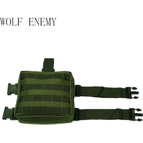 Tactical Milirary Molle Drop Leg Panel Utility Waist Pouch Carrier Bag