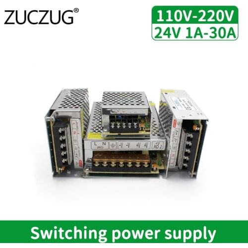 Transformers 220V To 24V Power Supply AC DC Current 24 V Volt Transformers Power 220V To 24V Converter 2A 3A 5A 10A 15A 20A 30A