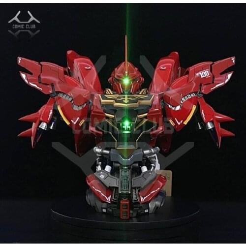 COMIC CLUB IN-STOCK 1/35 YIHUI BUST HEAD SINANJU Gundam assembly model contains led light action figure toy