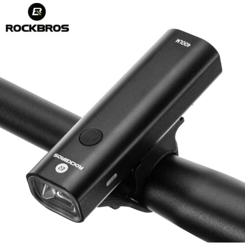 ROCKBROS Bike Light Rainproof USB Rechargeable LED 2000mAh MTB Front Lamp Headlight Aluminum Ultralight Flashlight Bicycle Light