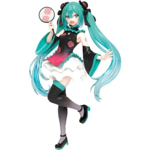 Vocaloid Hatsune Cheongsam Ver. Japan Anime Figure Collectibles Model Toys Pvc Model Cartoon Toys Hatsune Doll Toy Gifts