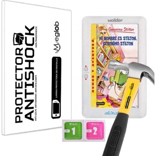 Screen protector Anti-Shock Anti-scratch Anti-Shatter compatible with Tablet Wolder miBuk Kids