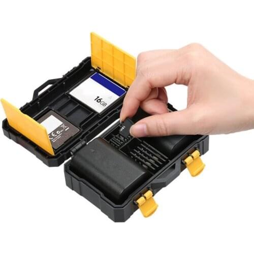 Camera Battery Protection Case Storage Organizer Holder for LP-E6 LP-E8 LP-E12 40JB