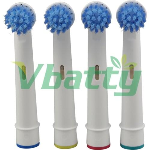 Vbatty 1Set/4pc 1011 Electric Toothbrush Replacement Brush Heads Refill for Oral-B Floss Action