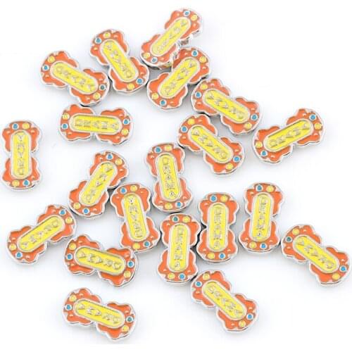 F572 Zinc Alloy Drama Floating Locket Charms For Glass Living Memory Locket Jewelry 13*7mm