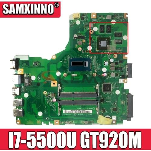 A4WAB LA-C341P placa base para Acer Aspire E5-473 E5-473G placa base I7-5500U GT920M -2GB prueba trabajo 100% original