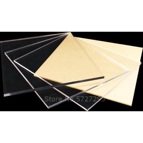 Acrylic clear plate flat plastic sheet DIY Thickness 2mm 3mm 4mm 5mm 6mm 10mm board organic glass polymethyl methacrylate