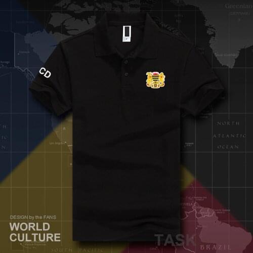 Chad polo shirts men short sleeve white brands printed for country 2018 cotton nation team flag new fashion TCD Chadian TChad 20