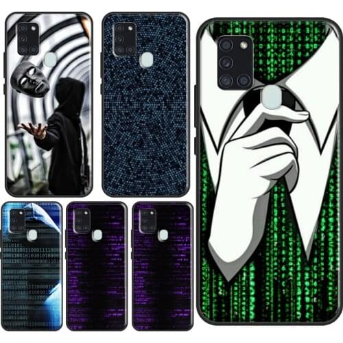 Matrix Hacker Case For Samsung Galaxy A21S A20e M21 M31 A01 A11 A31 A7 A10 A30 A50 S A40 A70 A51 A71