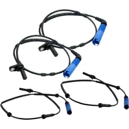 4Pcs Car Wheel Speed Sensor 34523405906 34523405907 Fit For BMW X3 E83 2.0 2.5 3.0 xDrive 34523420330 34523420331