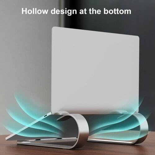 S2 Lapto Holder Aluminum Heat Sink Base Detachable Notebook Stand Strong Bearing Capacity for MacBook Desktop PC Holder