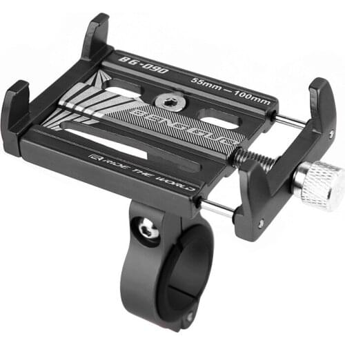 Aluminum Alloy Bicycle Phone Holder Mountain Bike Phone Mount Navigation Stand Holder For Cycling Equipment Bike Accessories