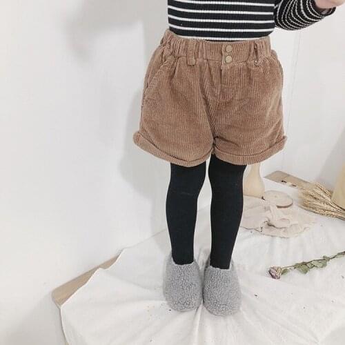 Toddler Girl Shorts 2019 Spring Autumn Korean Fashion New Kids Casual Short Pants Baby Girl Clothes Girl Pants 2-8 Years Old